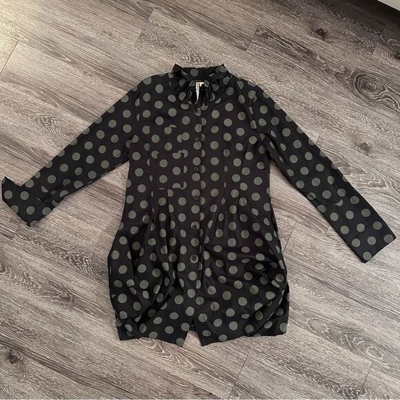 Comfy USA Polka Dot Tunic Dress - Picture 1 of 9